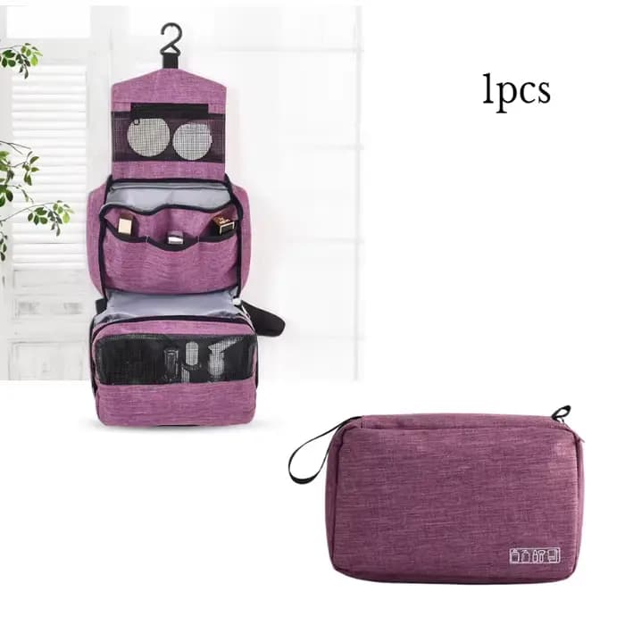 1 pièces suspendu pratique trousse de toilette voyage toilette lavage organisateur Kit cosmétiques m
