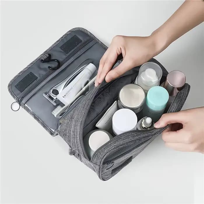 Grande Trousse de Toilette Cosmétique pour Homme et Femme, Accessoire de miles, Maquillage, Étuis de
