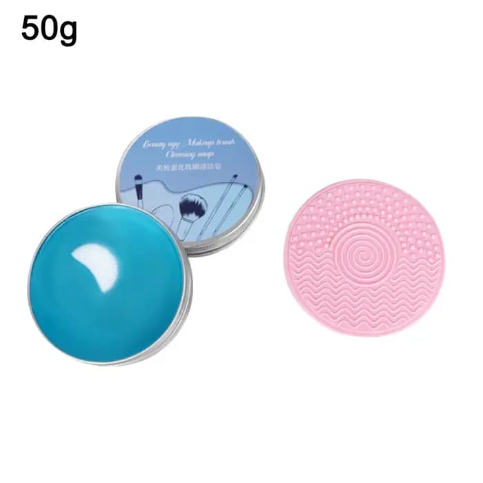 Savon nettoyant pour pinceaux de maquillage naturel, multifonctionnel, lavage en extérieur, portable