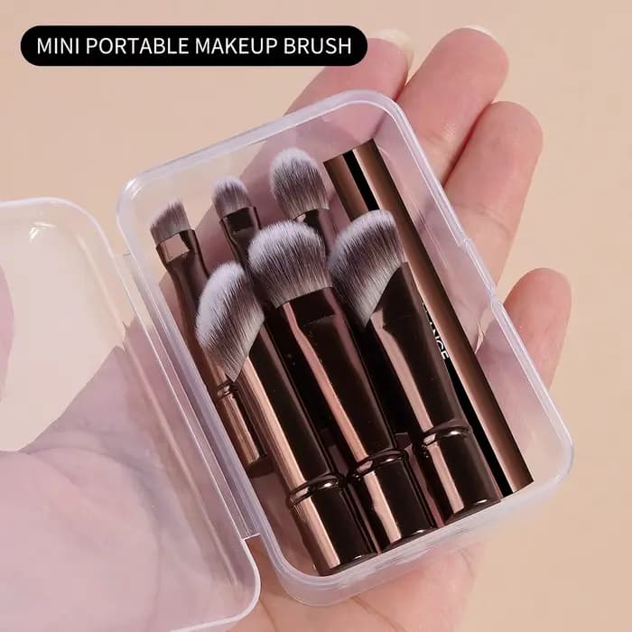 MAANGE – ensemble de pinceaux de maquillage à Double extrémité, détachables, pour Contour de voyage,