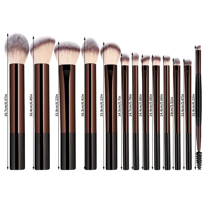 Ensemble de pinceaux de maquillage, 13 pièces, fond de teint, correcteur, poudre, fard à paupières,