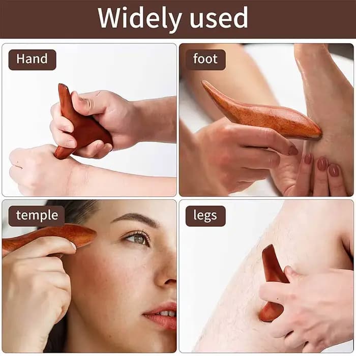 Outils Gua Sha de Massage à Point de déclenchement en bois, outils professionnels de Drainage lympha