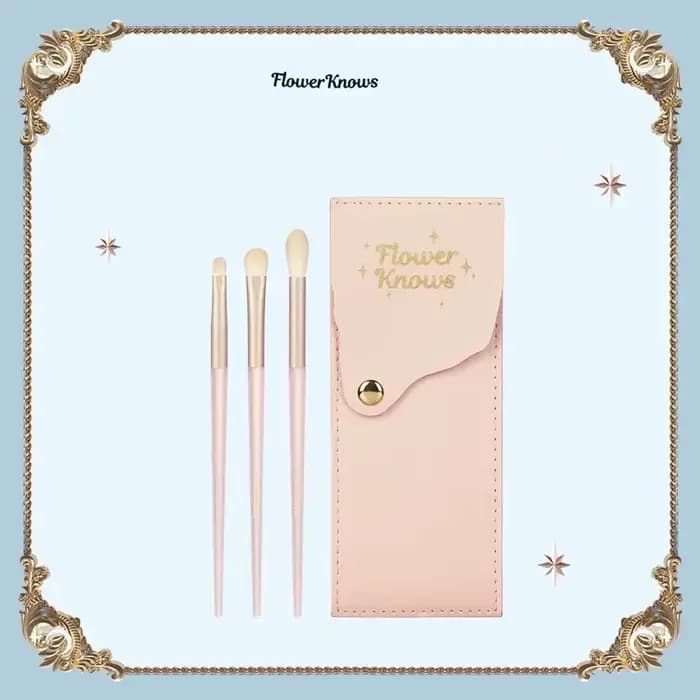 Pinceau de contour Flower Knows Brusher Moonlight Mermaid Blush, pinceau à poudre libre en laine, pi