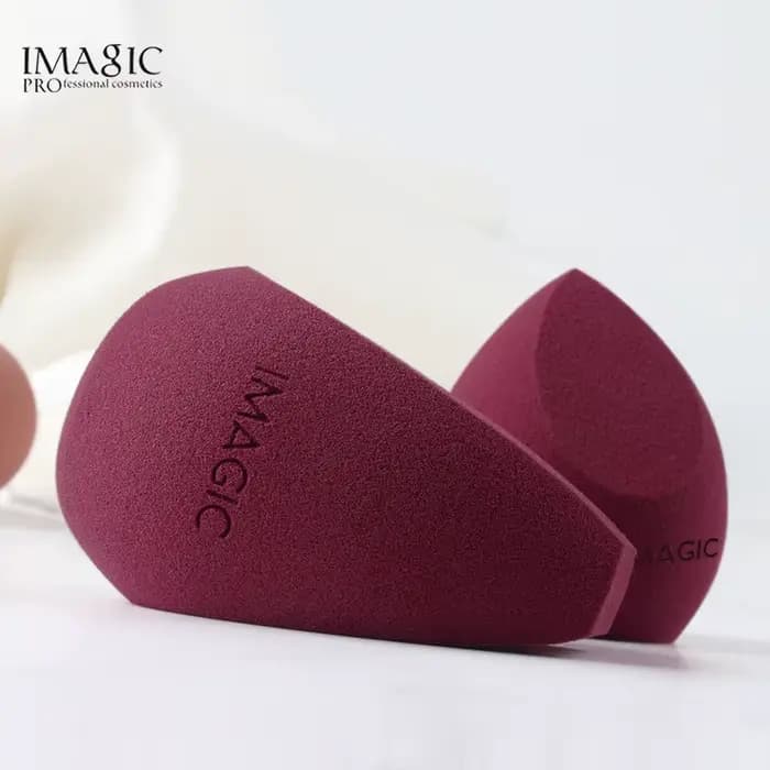 IMAGIC 10 pièces éponge de maquillage bouffée humide et sèche éponge de maquillage douce professionn