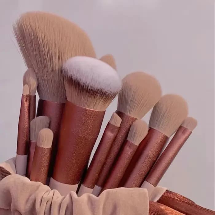 Ensemble de pinceaux de maquillage doux et moelleux, 13 pièces, pour fond de teint, Blush, poudre, f