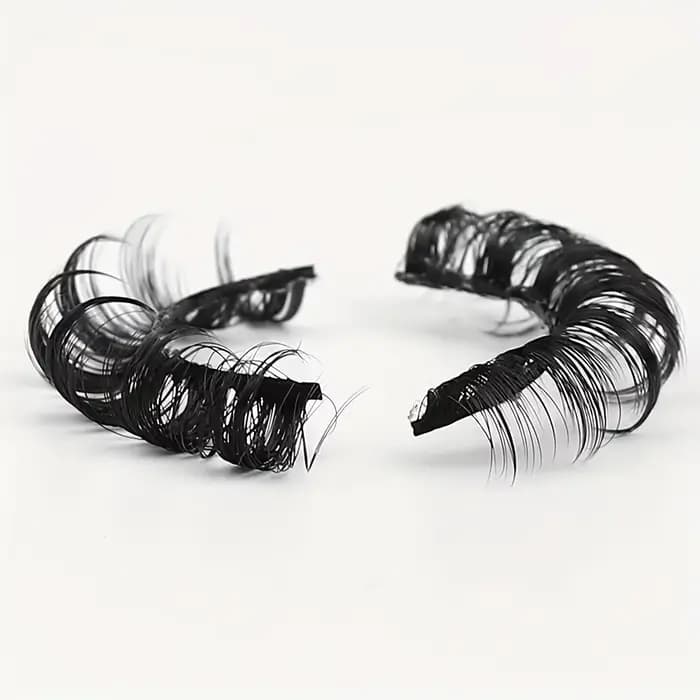 10 paires de cils à bande russe DD Curl faux cils moelleux vaporeux Faux cils en vison Pack