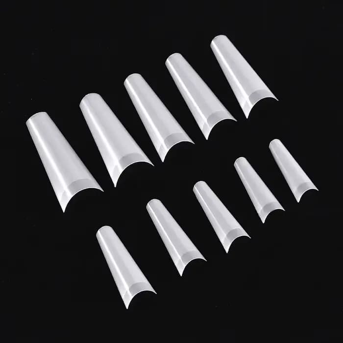 500 faux ongles Art conseils français naturel cercueil Transparent faux ongles conseils pour acryliq