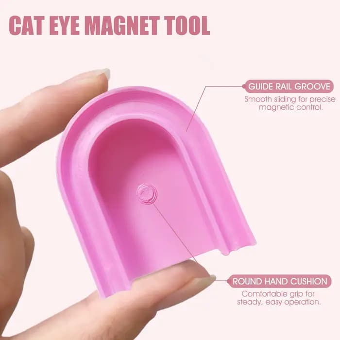Outil de guidage de vernis Gel magnétique en forme de U, support d'assistant magnétique pour ongles