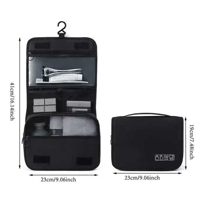 Grande Trousse de Toilette Cosmétique pour Homme et Femme, Accessoire de miles, Maquillage, Étuis de