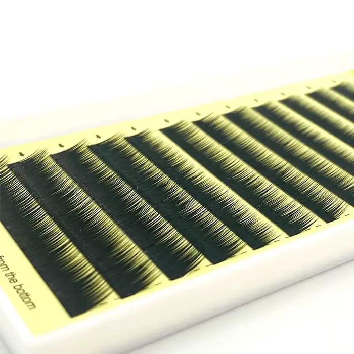NATUHANA Extension de cils inférieurs individuels naturels doux sous les cils J Curl 5-8 mélange de