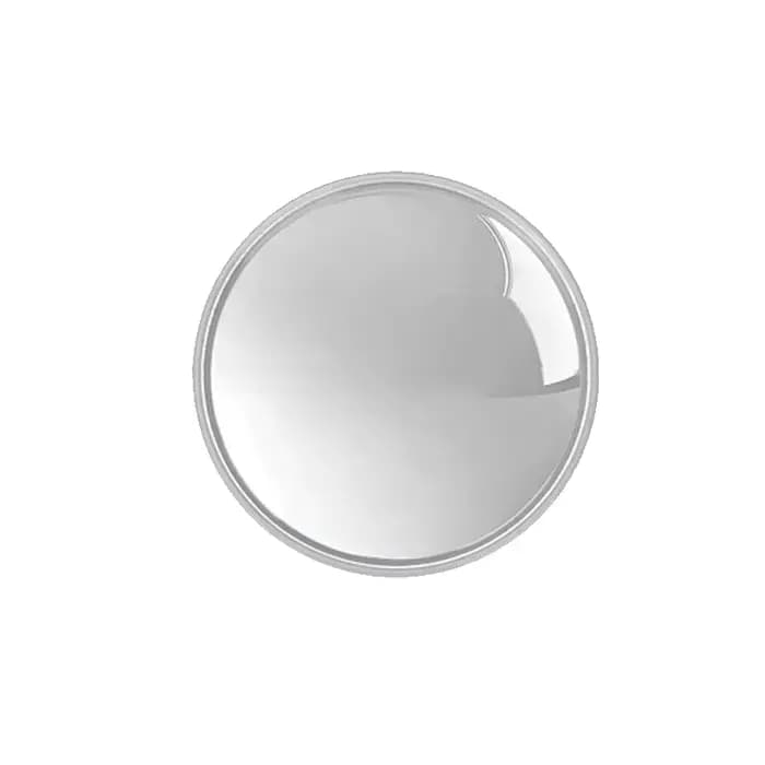 Miroir de voyage rond portable haute définition anti-salissure, miroir de maquillage convexe réfléch