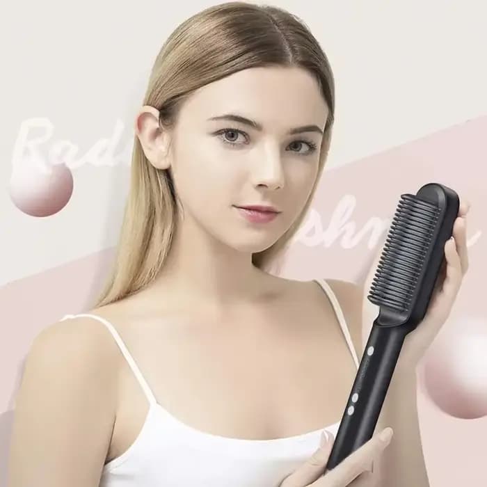 Lisseur Électrique Professionnel Rapide, Peigne Chaud, Soins Personnels, Brosse de Coiffure Multifon