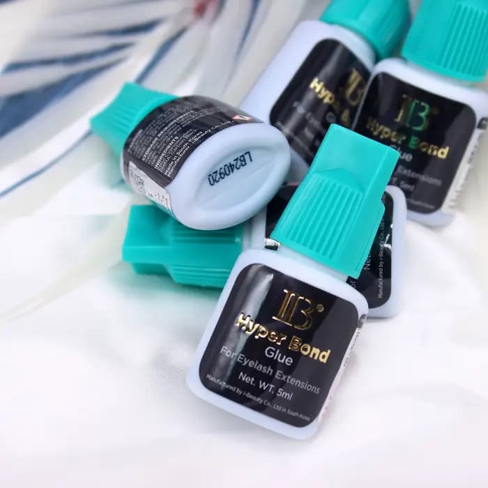 IBeauty – bouchon Cyan Hyper Bond, 5 bouteilles, fournitures pour Extensions de cils, colle, outils