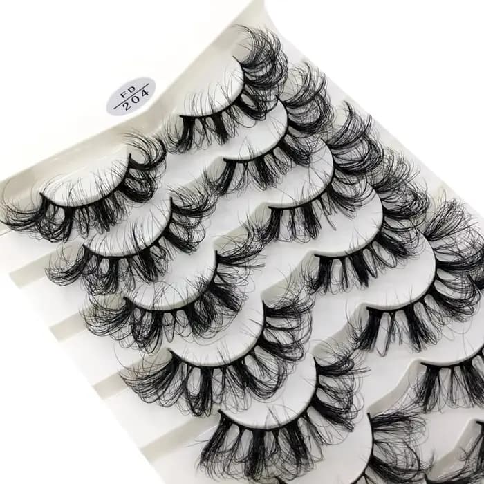 8 paires 15-22mm naturel 3D faux cils faux cils kit de maquillage vison cils extension vison cils ma