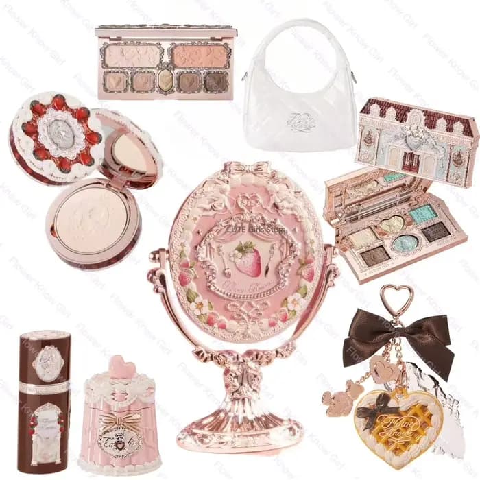 FlowerKaren tout en un ensemble de maquillage complet professionnel visage Palette Blush bureau miro