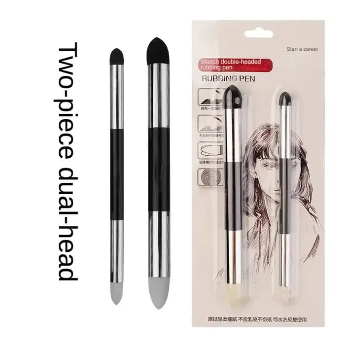 Éponge de croquis pour le visage grise, lavable, frottée, haute brillance, art pour les étudiants en