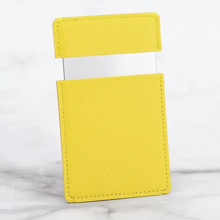 Miroir de maquillage ultra-fin, miroir de courtoisie, cosmétique, poche de maquillage rectangulaire,