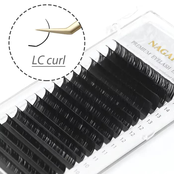 NAGARAKU mélange Extension de cils maquillage L LC N boucles mélange 7-15mm 16 lignes vison synthéti