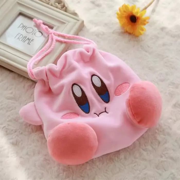 Sac de rangement pour cosmétiques Kirby, motif étoile mignonne, sacs de maquillage de grande capacit