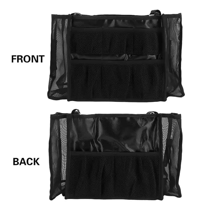 Sac de maquillage portable avec grille transparente, porte-pinceau de maquillage transparent, outil