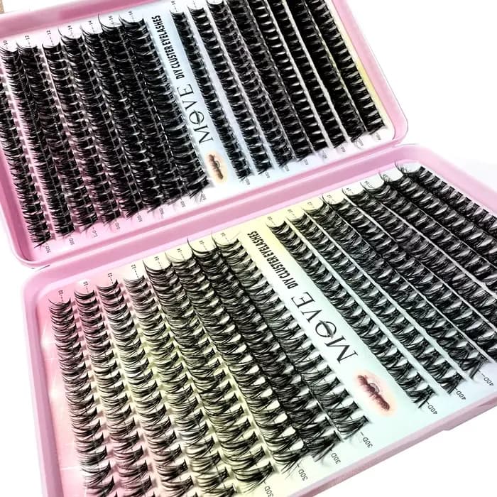 Kit d'Extension de Cils 5D Fluffy Optics, Volume Mixte, Faux Vison, Maquillage, Nouveau, 640