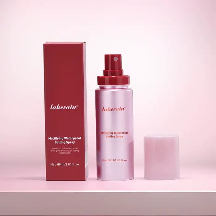Spray de réglage de maquillage imperméable, finition mate, contrôle de l'huile, Non collant, longue
