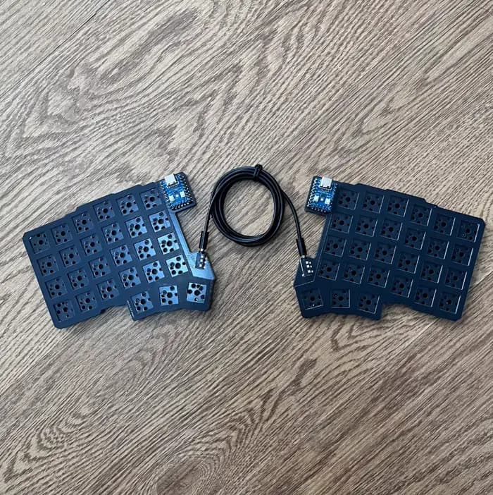 Silakka54 clavier mécanique divisé filaire personnalisé monomode échange à chaud ergonomique jeu cla