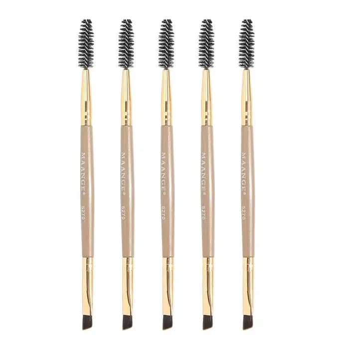 MAANGE – ensemble de 5 pinceaux de maquillage pour fard à paupières, brosse professionnelle à double