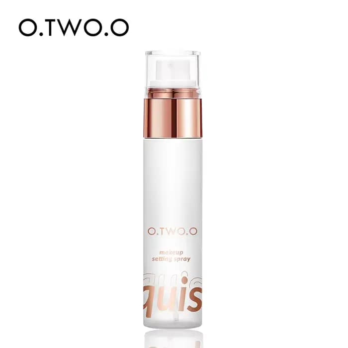 O.TWO.O Spray fixateur pour maquillage hydratant durable Spray de finition de maquillage Formation i