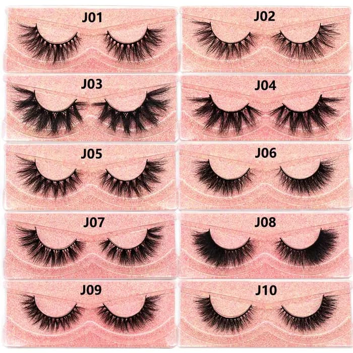 FOXESJI-Faux cils de vison 3D, extension de cils doux, ensemble de maquillage, contaminants croisés,
