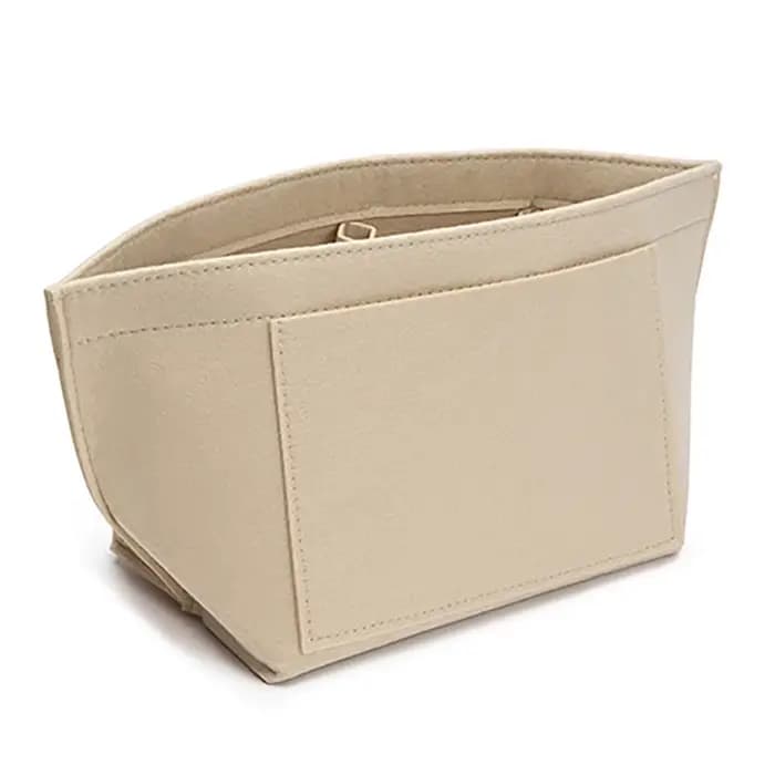 Le sac cosmétique de doublure d'insertion de feutre convient pour LongChamp, pochette de maquillage