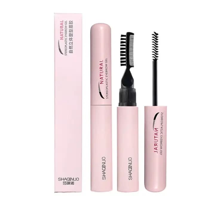 Gel à sourcils Double tête, liquide fixe, imperméable, résistant à la sueur, réparation des sourcils