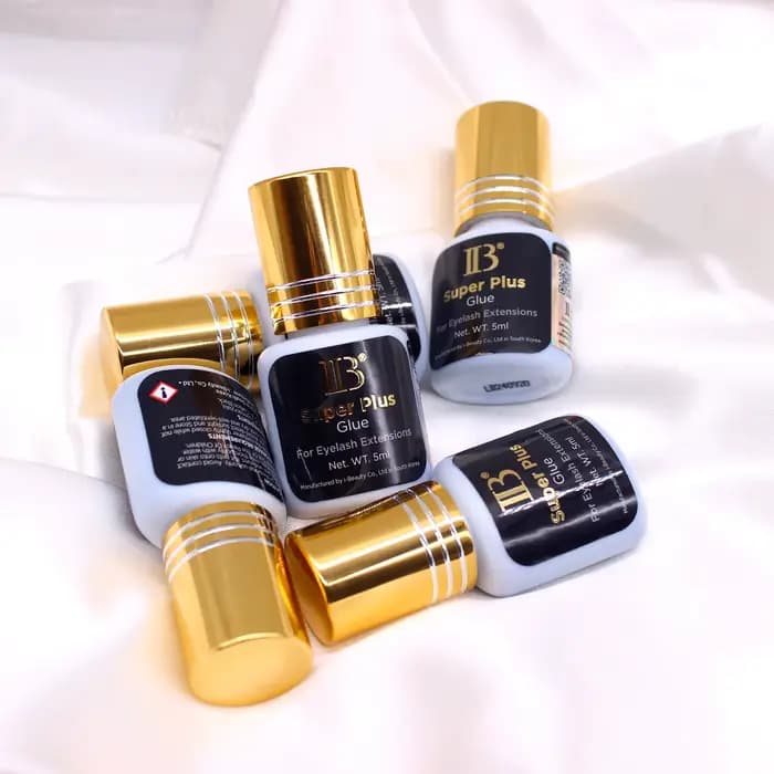 20 bouteilles d'origine IBeauty Super Plus colle pour Extensions de cils 5ml corée capuchon doré fau