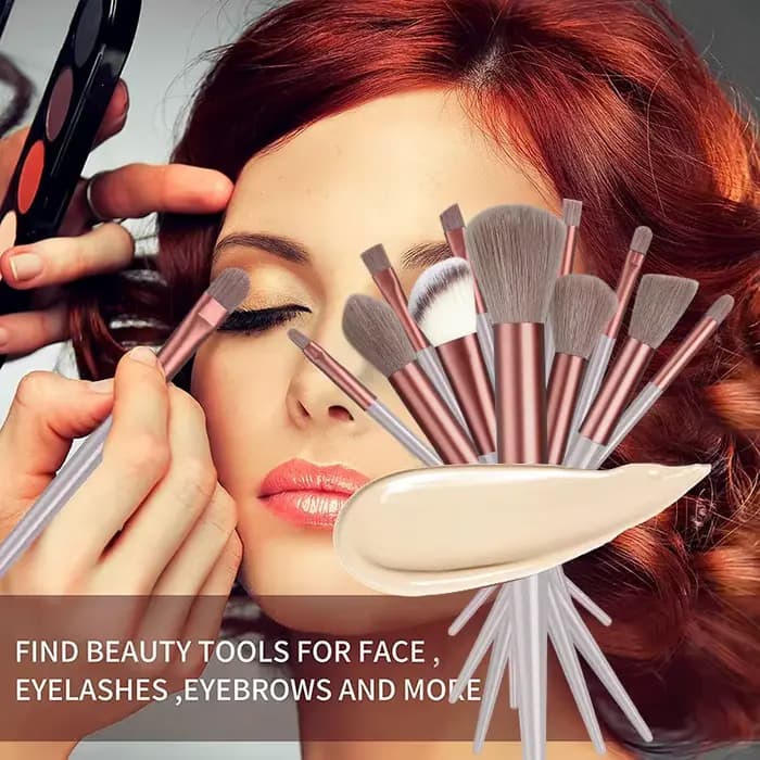 Ensemble de pinceaux de maquillage, 13 pièces, doux et moelleux, ombre à paupières, surligneur, corr