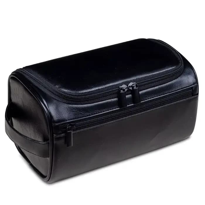 Trousse de toilette en cuir pour hommes et femmes, Kit Dopp, trousse de toilette suspendue pour homm