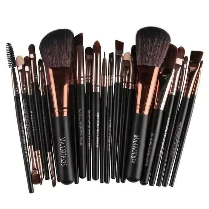 Ensemble de pinceaux de maquillage professionnels, kit d'outils de brosse de maquillage, fard à barr