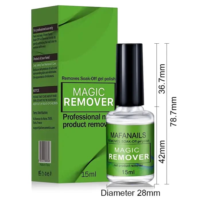 Dissolvant de vernis à ongles professionnel non irritant, dissolvant de gel, dissolvant de vernis à