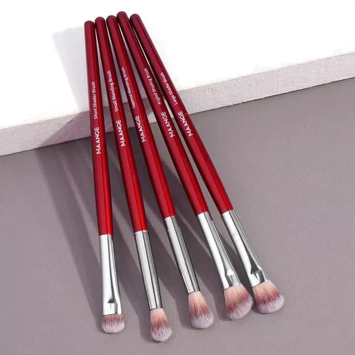 MAANGE 5 pièces ombre à paupières ensemble de pinceaux de maquillage correcteur brosse yeux cosmétiq