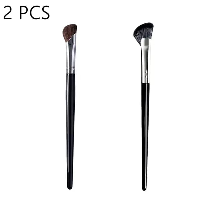 2 pinceaux professionnels pour le contour du nez, idéaux pour le contouring du nez et des joues