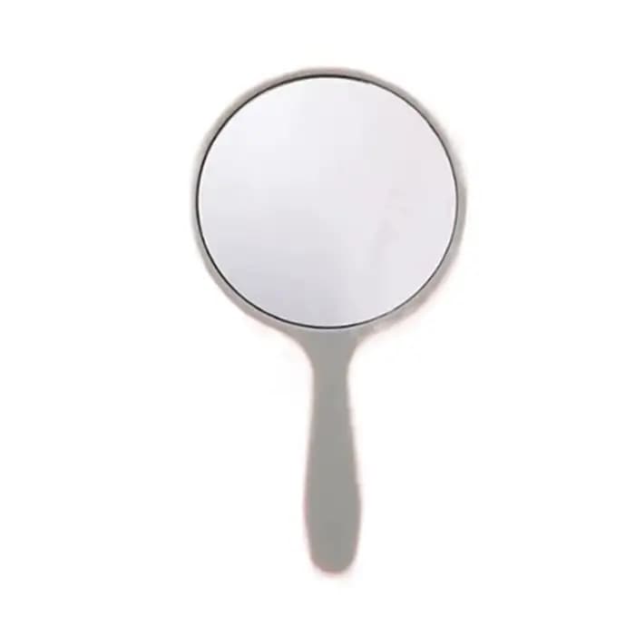 Miroir de maquillage créatif à faire soi-même, petit miroir rond portatif Anti-chute avec poignée, m