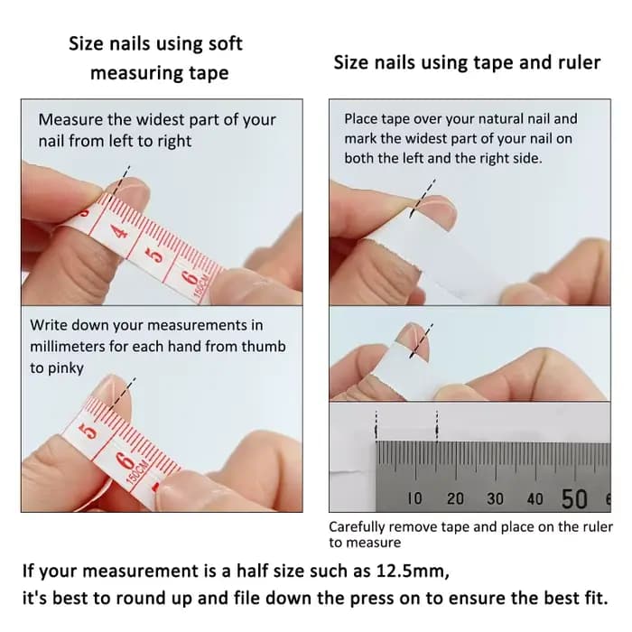 10 pièces mignon fait à la main presse sur les ongles couverture complète rose doux ongles avec stra