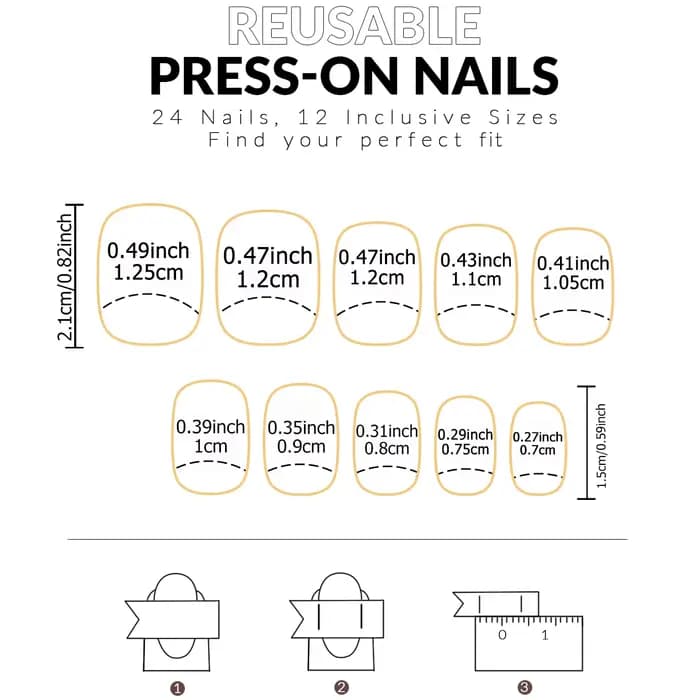 24 pièces 3D rose arc presse sur ongles courts carrés faux ongles blanc pointe française ballerine a