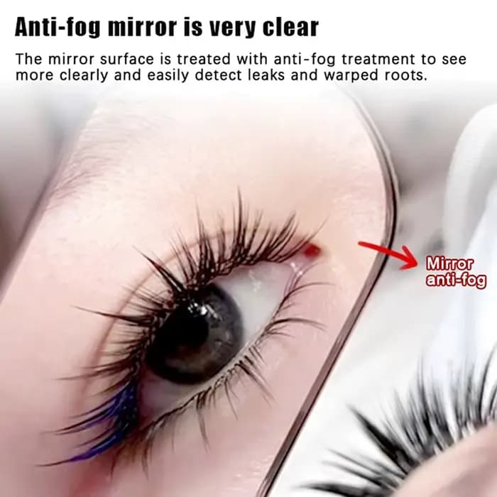 Miroir à clipser Flexible pour Salon de greffage d'extension de cils