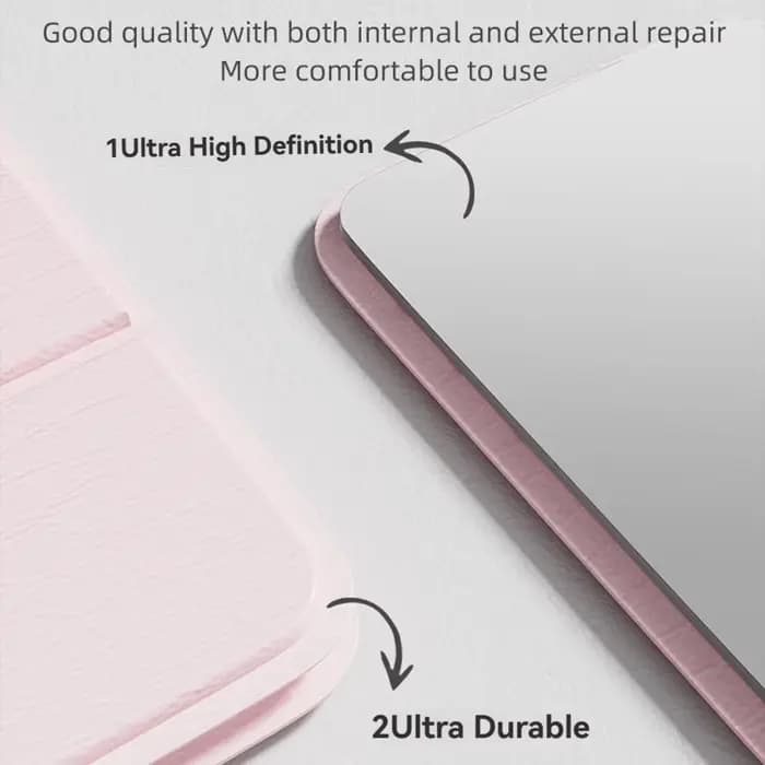 Mini miroir de maquillage portatif