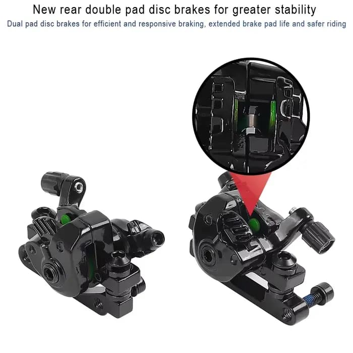 Kit de plaquettes de frein à disque avant et arrière pour trottinette électrique KuKirin G2 Pro G2 Max, disque de frein de 140 mm, accessoires et pièces