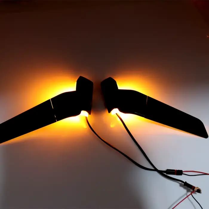 Rétroviseurs latéraux arrière de moto avec clignotant LED, rétroviseur furtif pour DucSauPanigale V4, V4S, PANIGALE V2, V2S