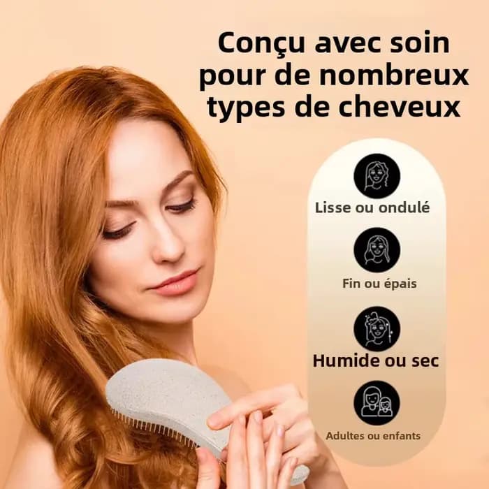 Peigne à cheveux magique démêlant en boîte