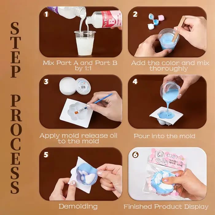 Kit de fabrication de squishies Taba DIY : Fournitures d'artisanat pour la création de figurines de chats et lapins en mousse, cadeaux de décompression