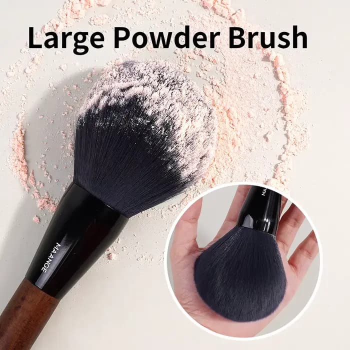 MAANGE 1PC pinceau à poudre professionnel grand