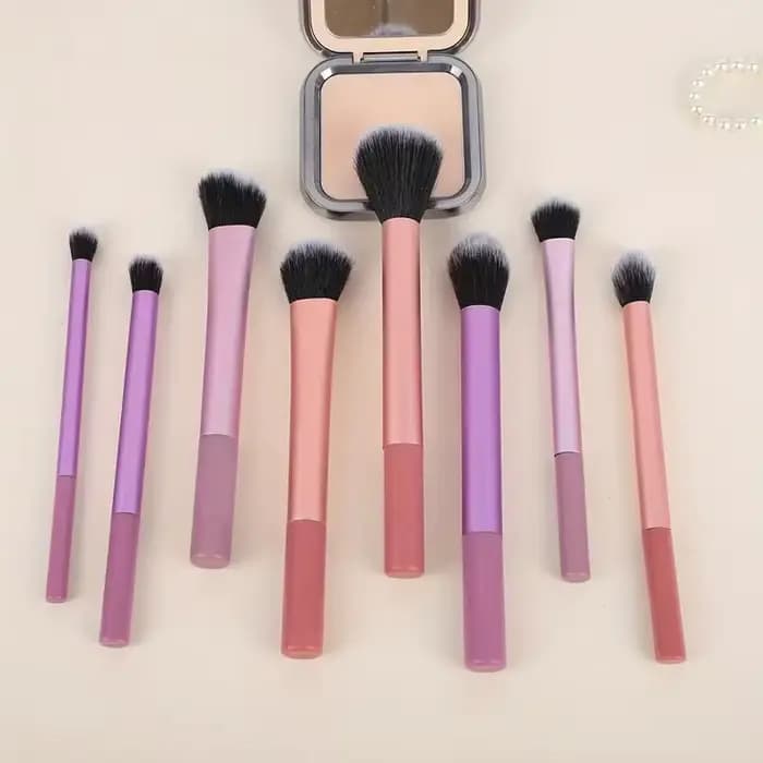 Kit de pinceaux de maquillage synthétiques doux